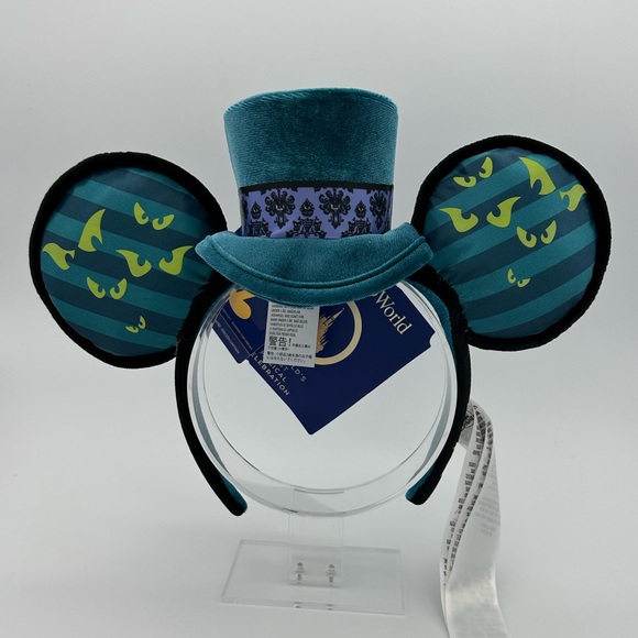 Disney Mickey Mouse: The Main Attraction Ear Headband The Haunted Mansion NWT - Picture 1 of 9